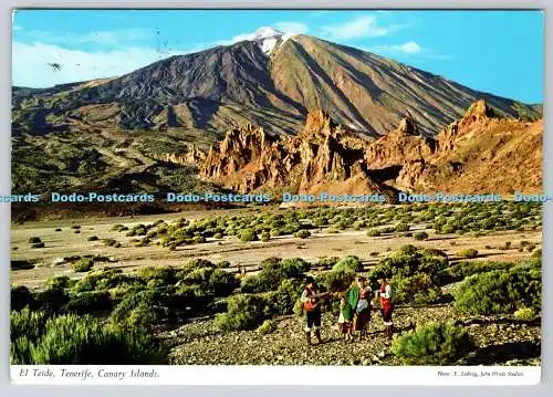 D312299 Kanareninsel. Teneriffa. El Teide. John Hinde. Padane. Perez Zamora. E.