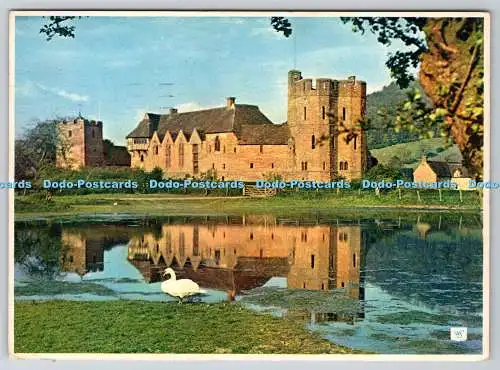 D312300 Shropshire. Stokesay Castle. Vom See. Walter Scott. Bradford