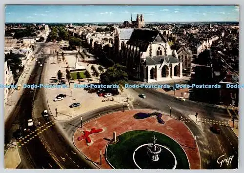 D312317 Orleans. Loiret. Platz Gambetta. Eglise Saint Paterne. Greff. 1970