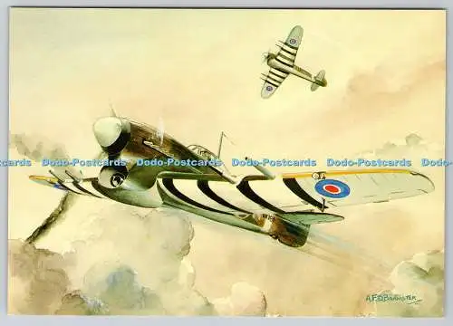 D312347 Flügel für den Sieg. A. F. D. Bannister. Hawker Typhoon Mk. 1b. J. Salmon.