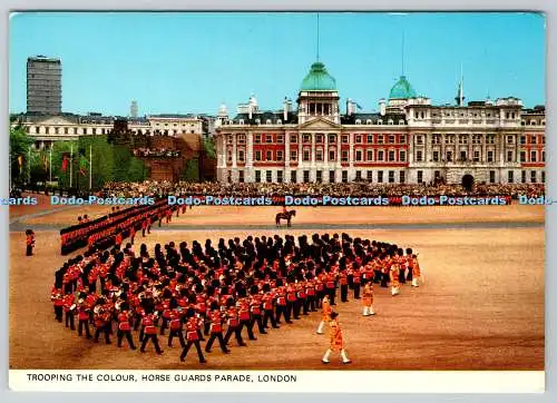 D312383 London. Trooping the Colour. Horse Guards Parade. Fotopräzision. Farbe