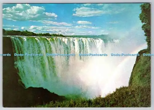 D312437 Simbabwe. Victoria Falls. Hauptfälle. Touristenförderung in Afrika. David