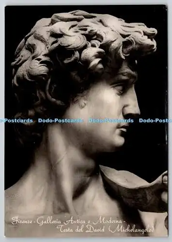 D312556 Florenz. Antike und Moderne Galerie. David Head. Michelangelo. G. Inno