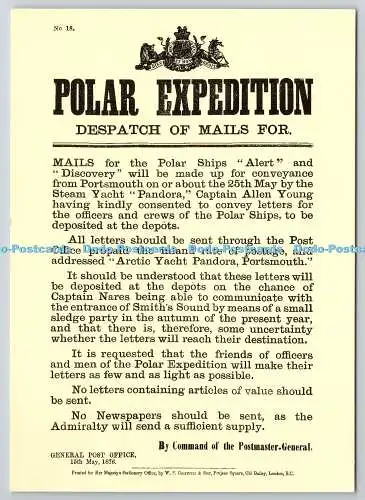 D312602 Polarexpedition. Versand von Mails für. Kommando des Postmaster Generators