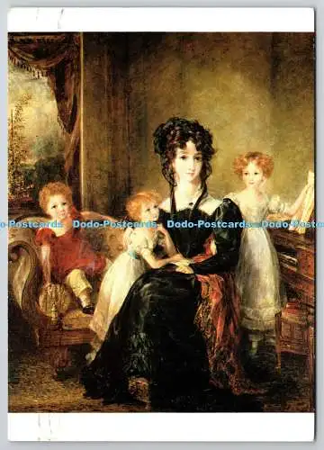 D312618 Elizabeth Pratt Lea mit ihren Kindern. John Constable R.A. Private Coll