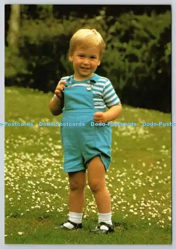 D312629 HRH Prinz William von Wales an seinem zweiten Geburtstag. Reginald Davis FIIP.