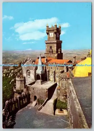 D312634 Sintra. Portugal. Palacio Nacional da Pena. Kapelle und Uhrturm. DULIA