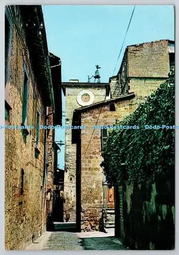 D312640 Orvieto. Via di Maurizio. Foto Moretti. Orvieto. Grafiche Gattei. Villa