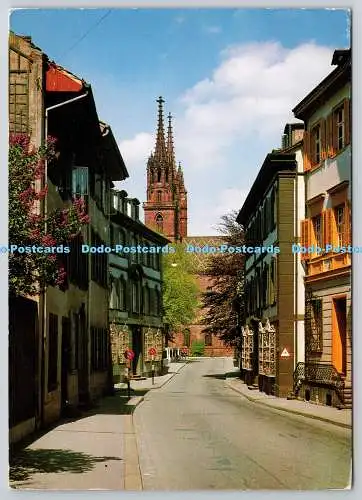 D312729 Basel. Rittergasse und Münster. Ema Handel AG. PM Basel. 1974
