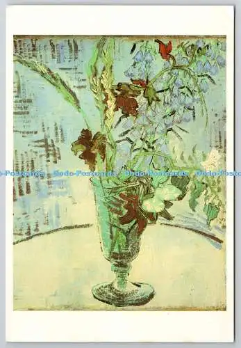 D312885 Vincent van Gogh. Fiori in Vaso. Collezione Reader Digest S.p.A