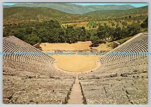 D312930 Epidauros. Westseite des Theaters. Edition Hannibal. Athen. Griechenland