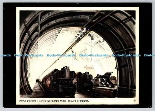 D312932 Post Office Underground Post Train. London. GPC. Postschiene. Die Post M