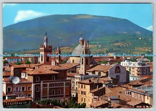 D312954 Foligno. Panorama parziale. Kodak Ektachrome. Multigraf Terni