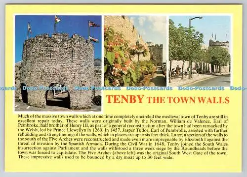 D312961 Tenby The Town Walls. Alan Shepherd Transparency Labrary. Sucher Pos