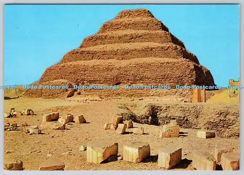 D312991 Sakkara. König Zoser Stufenpyramide. Postkarte Ägypten