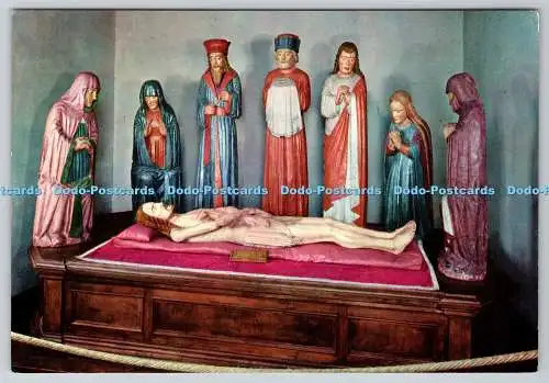 D316895 Schrank des Storches. The Deposition Wooden Group of Veronese School 15t