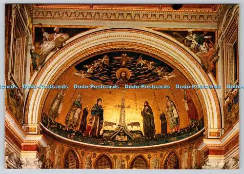 D316905 Roma. Basilika St. Johannes Lateran. Das Mosaik der Apsis. Kodak Ektachr