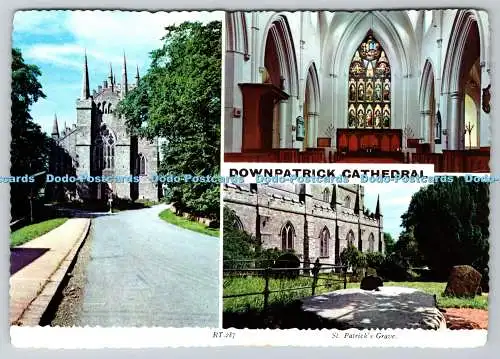 D314074 Downpatrick Cathedral. Grab St. Patricks. CoBLTD. Bamforth. Holmfirth.