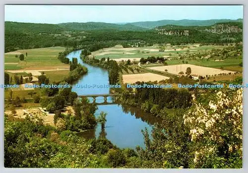D313093 Domme. La Vallee de la Dordogne vue de la Barre. Sammlung Image et Poe