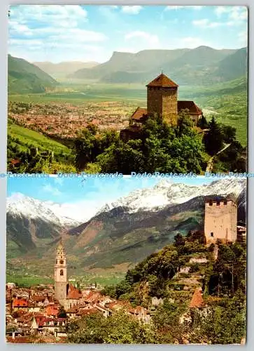 D322137 Schloss Tirol Presso Meran. Meraner Panorama. Salus. Multi View