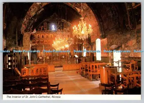 D313106 Das Innere der St. John Cathedral. Nikosia. N. G. Triarchos und Co. Cypr