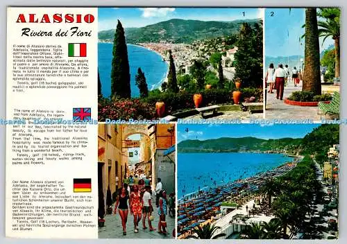 D314105 Alassio. Riviera dei Fiori. Rotalcolor. Rotalfoto. Milano. Fotocolor Kod