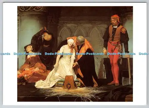 D313121 Die Hinrichtung der Lady Jane Grey. Paul Delaroche. Die Nationalgalerie. L