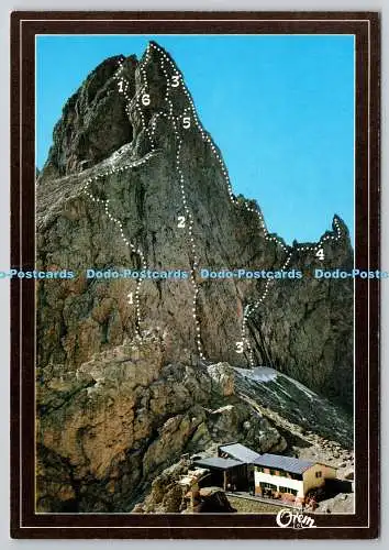 D322163 Dolomiti. Forcella Langkofel. Langkofelscharte. Orempuller Fotoedizioni