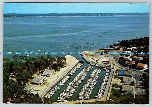 D314120 Gironde. Cap Frettchen. Le port de plaisance. Pierre Artaud. Zil de St. Ihre