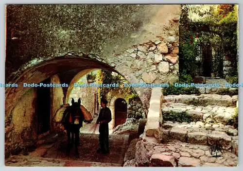D314126 La Cote d Azur. Eze Village. La voute et l ancienne Chapelle des Peniten