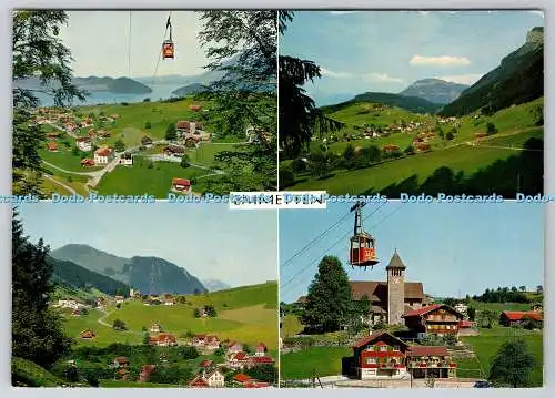 D316957 Emmetten. N W. Verlag Engelberger. Stansstad. Multi View