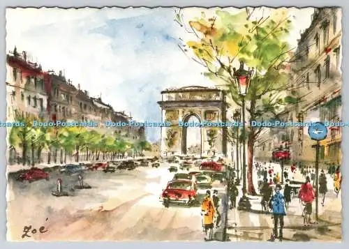 D313150 Paris. Champs Elysees. G. Navarro. Nanterre. Seine
