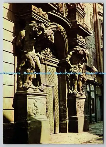 D322196 Portal des Palastes Muschel Gallas in der Prager Altstadt. Karel Plicka. Na