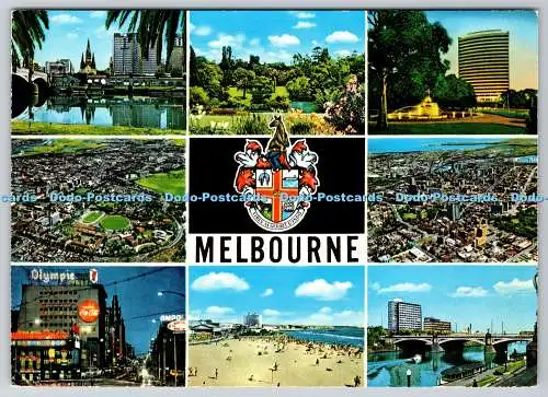 D314147 Australien. Melbourne. Krüger. Postkarte. Biskaya Gruß. Made in Western