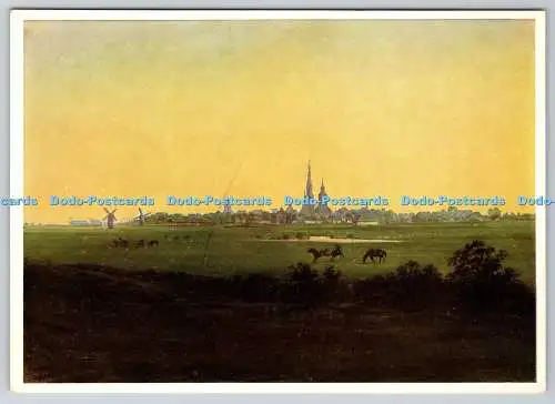 D313162 C. D. Friedrich. Weiden bei Greifswald. Kunsthalle Hamburg. Franz Han