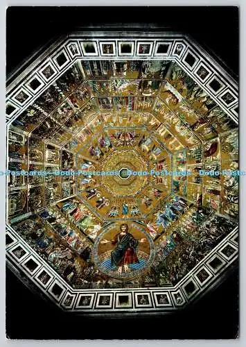 D322204 Firenze. Battistero di S Giovanni. Innenraum der Kuppel verziert mit