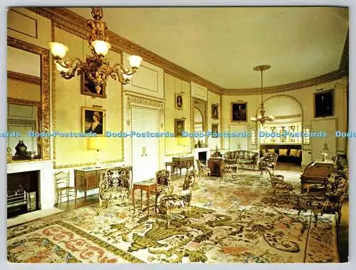 D314151 England. Chichester. Goodwood House. Gelber Salon. Postkarte