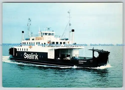 D314154 Sealink. Cenwulf. Passagier- und Autofähren nach Isle of Wight. J. Arthur