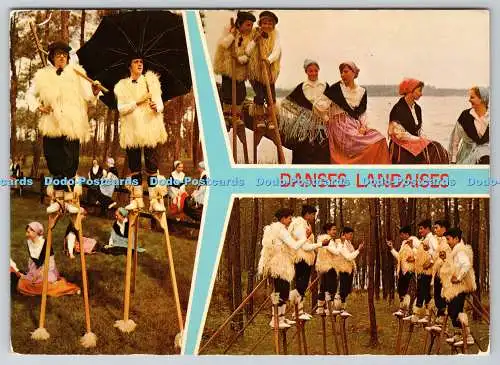 D314157 Danses Landaises. L. Chatagneau. Bordeaux. Elcecolor. Couleurs Naturelle