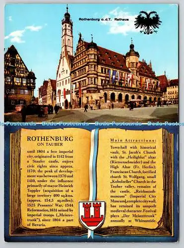D322217 Rothenburg ob der Tauber. Rathaus. Arthur L. Traut. Welzheim. Chronikkar