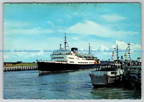 D316992 Ostende. Das Postboot Ostend Dover. Krüger