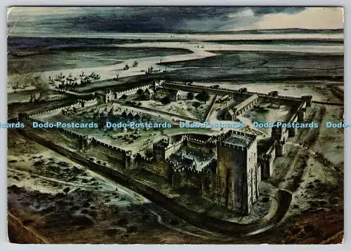D314167 Hampshire. Portchester Castle. Alan Sorrell. Umweltministerium.