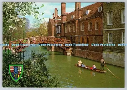 D313181 Mathematische Brücke. Queens College. Cambridge. J. Salmon Ltd. Sevenoaks
