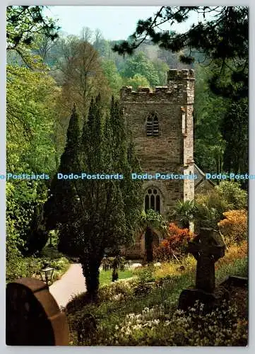 D322225 St Just in Roseland Kirche. Cornwall. Beric Tempest und Co. St Ives