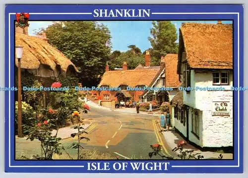 D314172 Isle of Wight. Schaftlin. G. Dean. Sandown. Bay Serie. GD 13. Postkarte