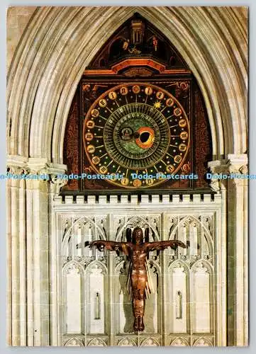D322230 Wells Cathedral. Somerset. Die Uhr. DRG. A Dickinson Robinson Group Pr