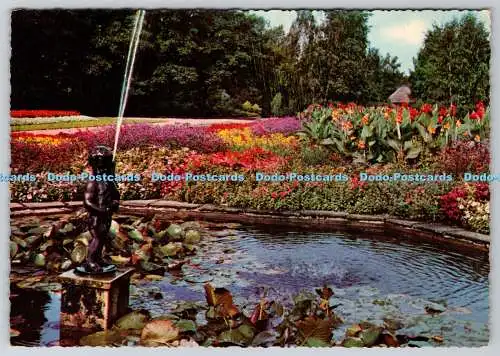 D313192 Mönchengladbach. Bunter Garten. Hubert Knappe. Düsseldorf