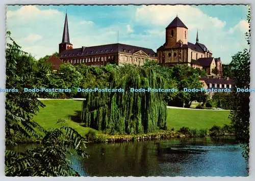 D313193 Mönchengladbach. Geroweiher und Münster. Hubert Knappe. Düsseldorf