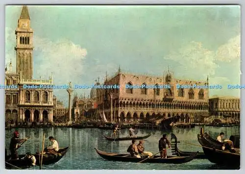 D317013 Veduta del Bacino di S Marco. Antonio Canal detto il Canaletto. Pinacote