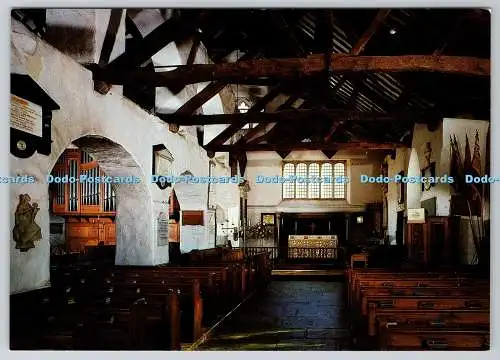 D313199 Grasmere Kirche. Cumbria. Kirchenschiff Blick nach Osten. Jeremy Marks. Woodmansterne